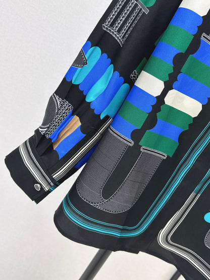 Hemr NEW print silk shirts