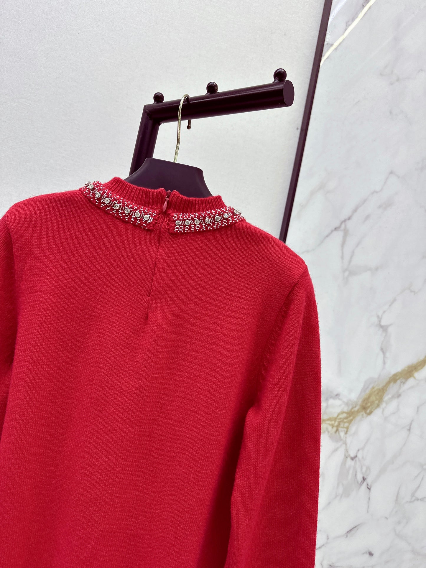 Valen NEW bow rhinestone sweater