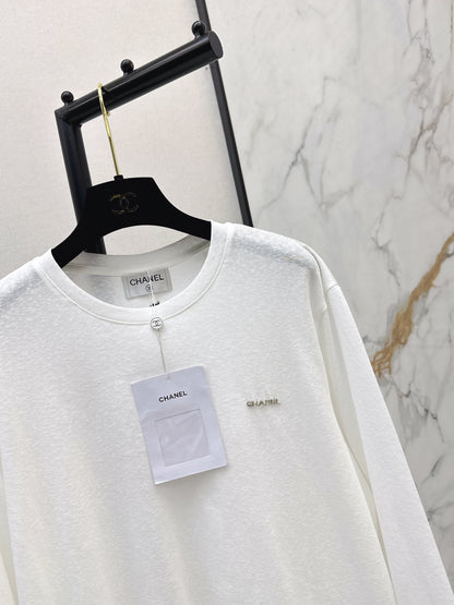 Chan NEW embroidery logo tee