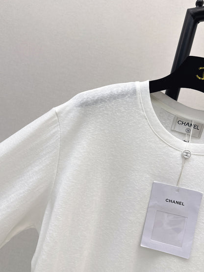 Chan NEW embroidery logo tee