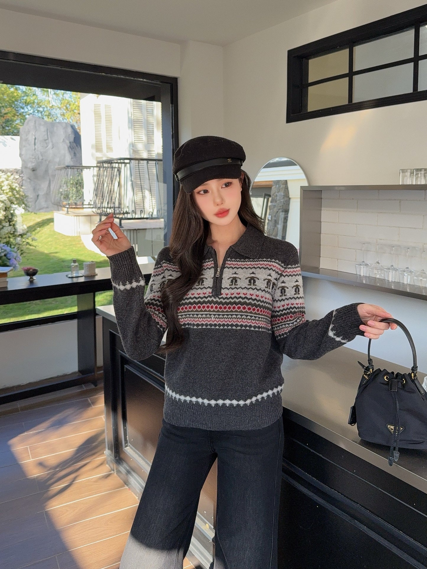 Chan NEW fair isle sweater