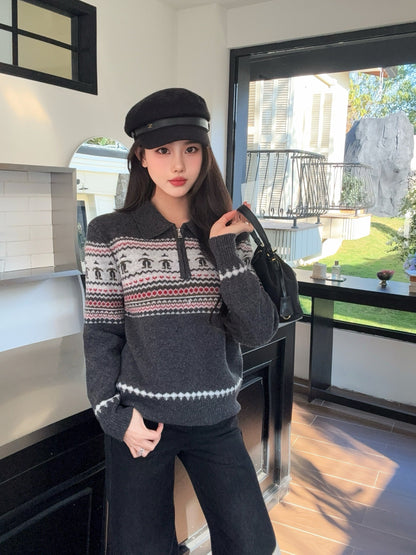 Chan NEW fair isle sweater