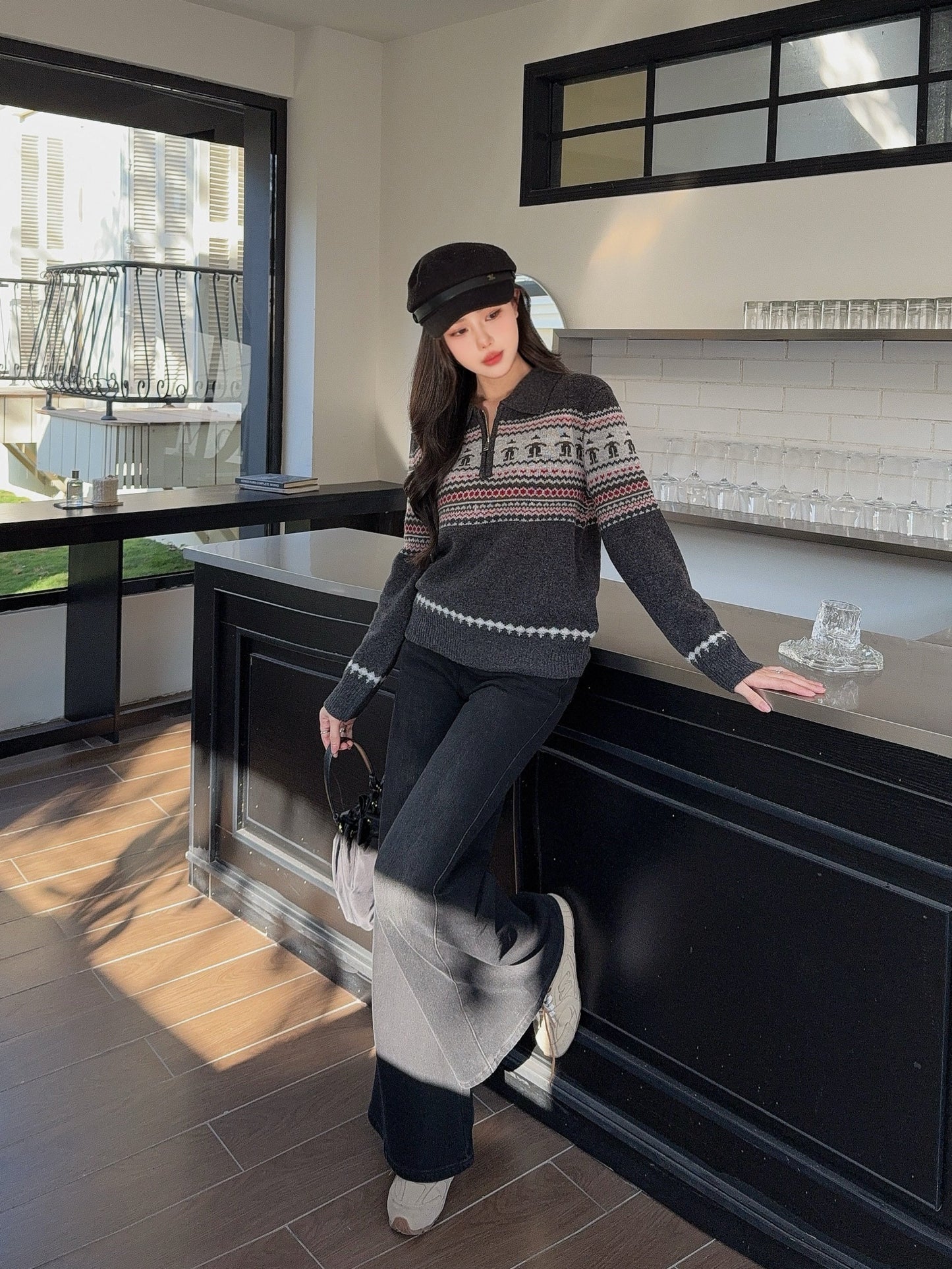 Chan NEW fair isle sweater