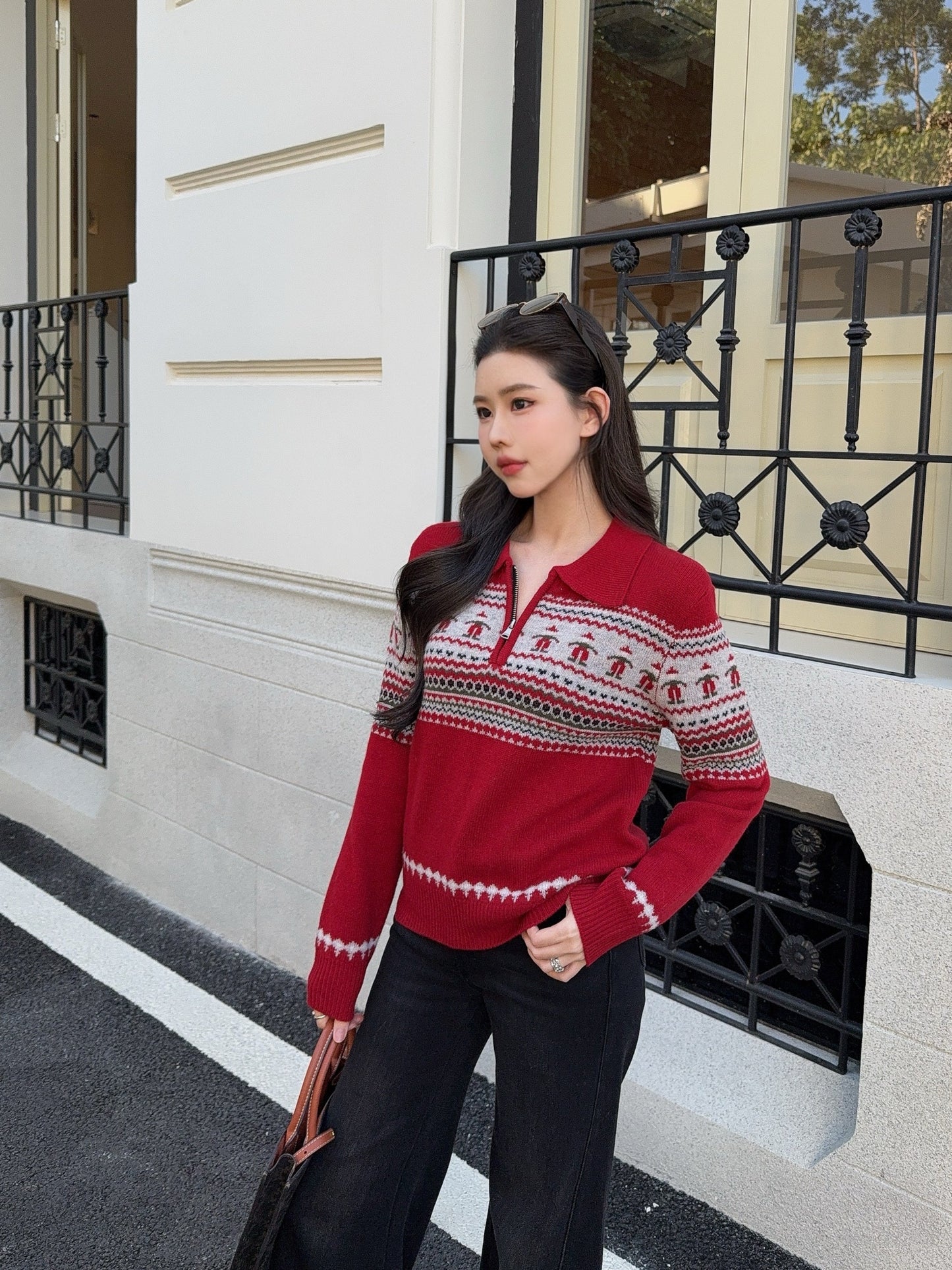 Chan NEW fair isle sweater