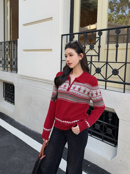 Chan NEW fair isle sweater