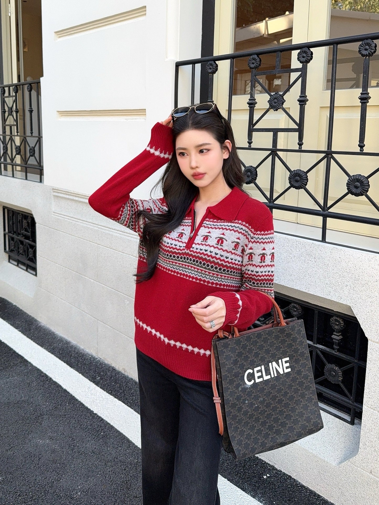 Chan NEW fair isle sweater