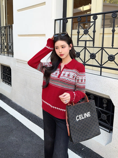Chan NEW fair isle sweater
