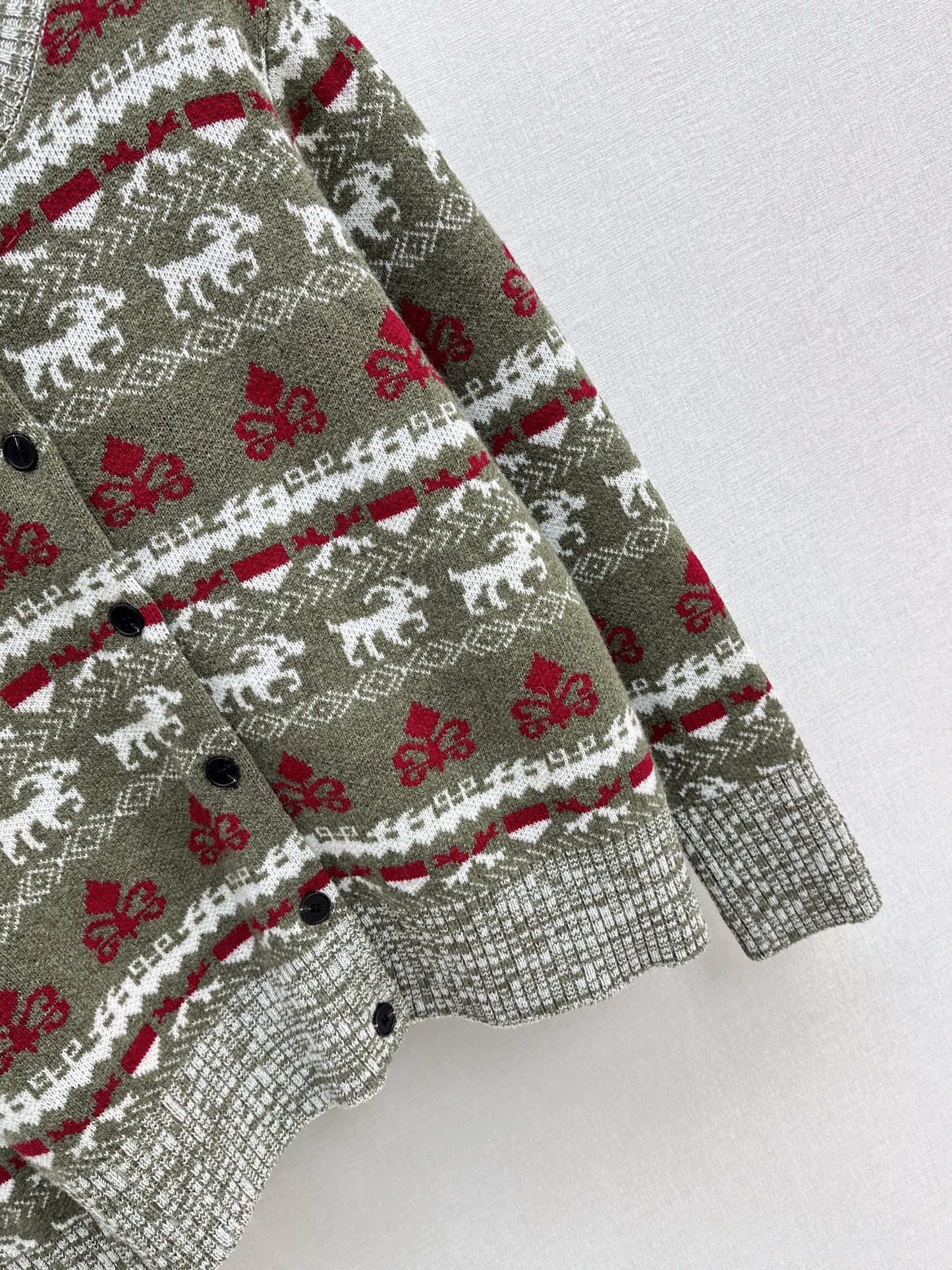 Ral NEW fair isle knitted cardigan