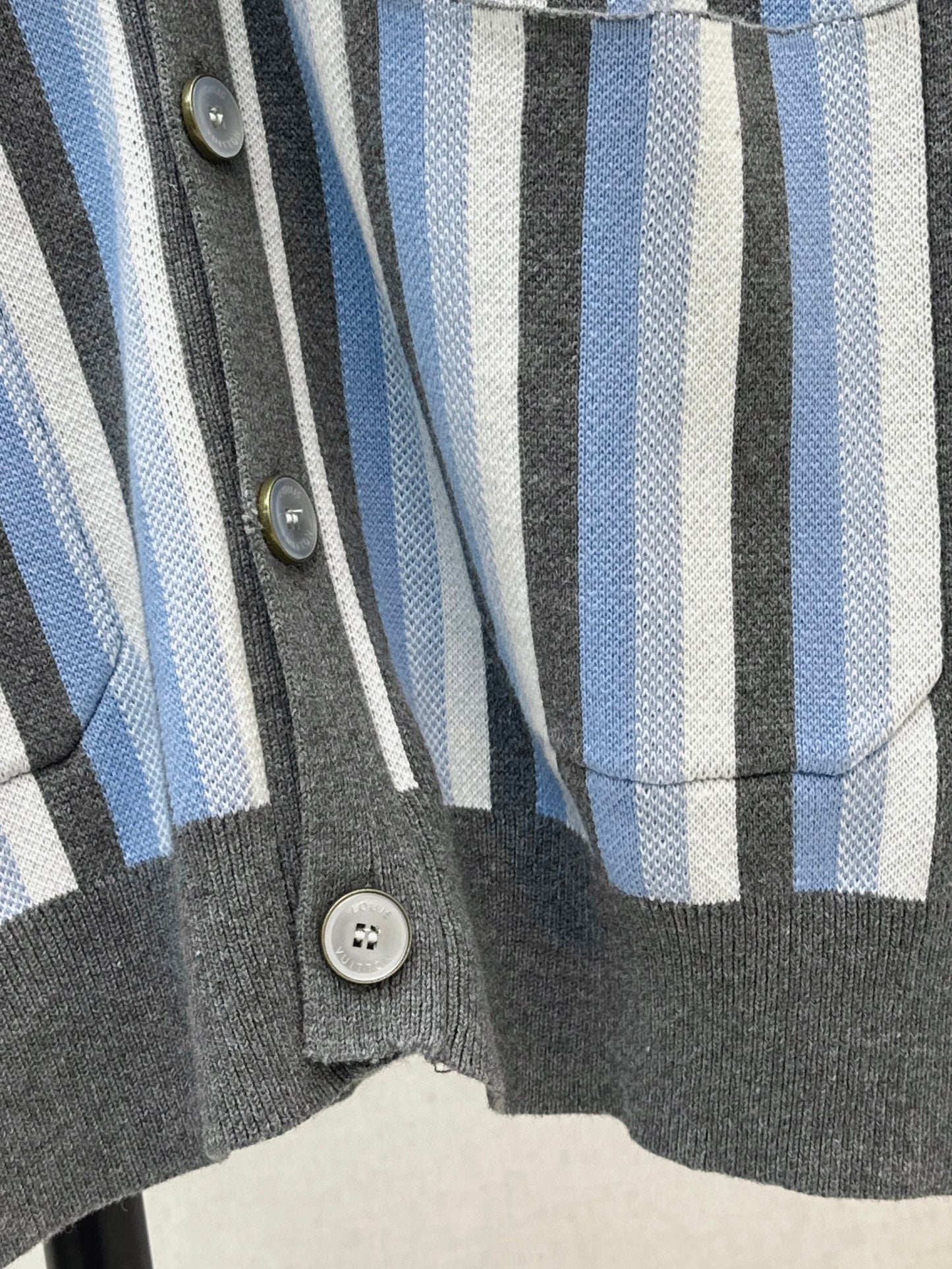 Miu NEW stripe knitted cardigan