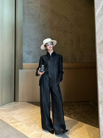 Herm NEW jacquard suit pants