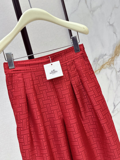 Herm NEW jacquard suit pants