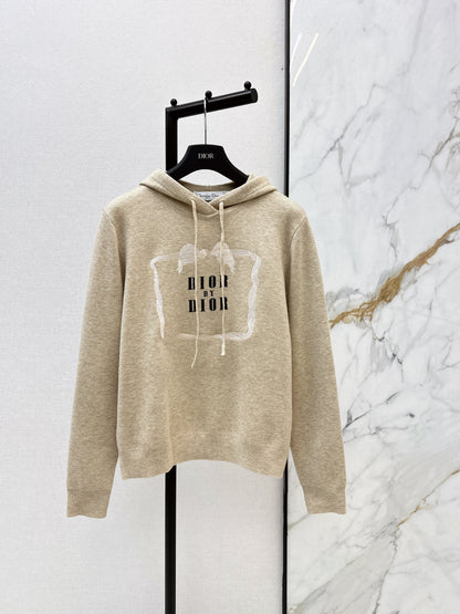 CD NEW knitted hooded sweatshirt