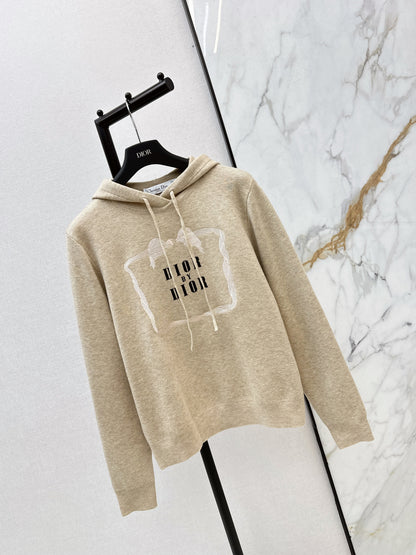 CD NEW knitted hooded sweatshirt