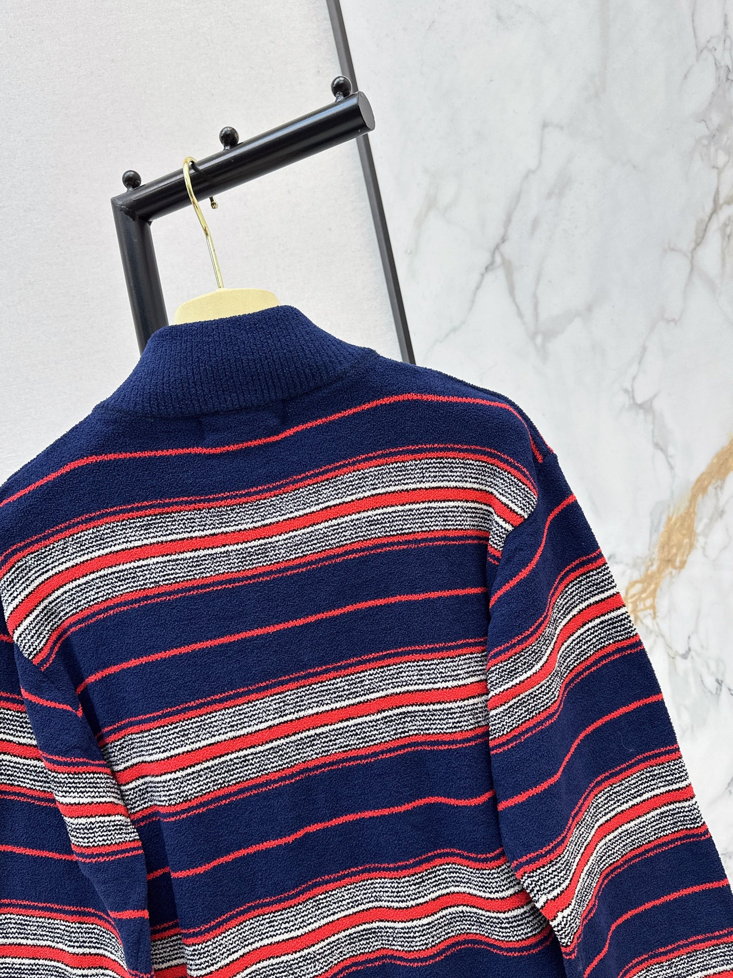 Miu NEW stripe knitted sweater
