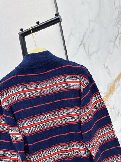 Miu NEW stripe knitted sweater