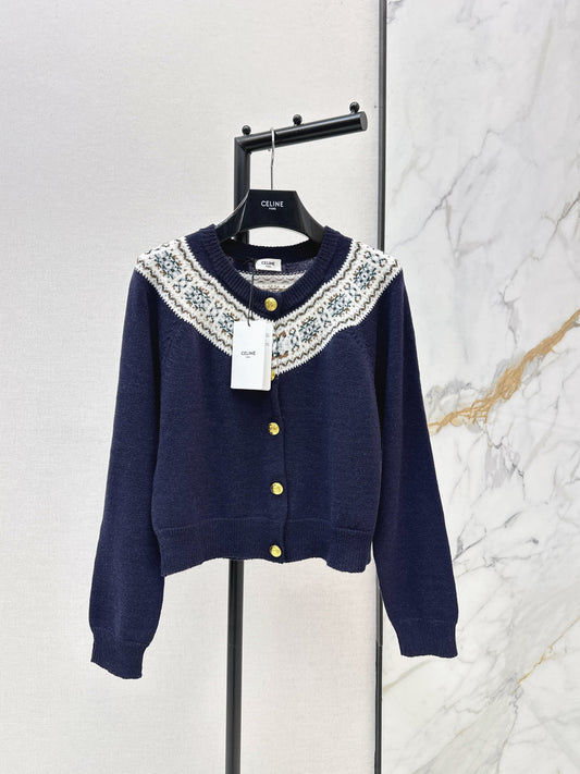 Celi NEW fair isle cashmere cardigan