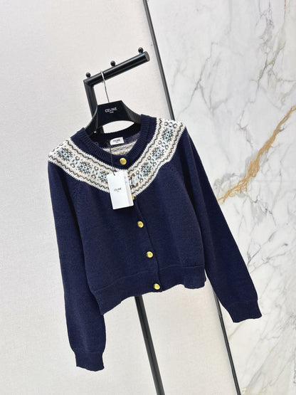 Celi NEW fair isle cashmere cardigan