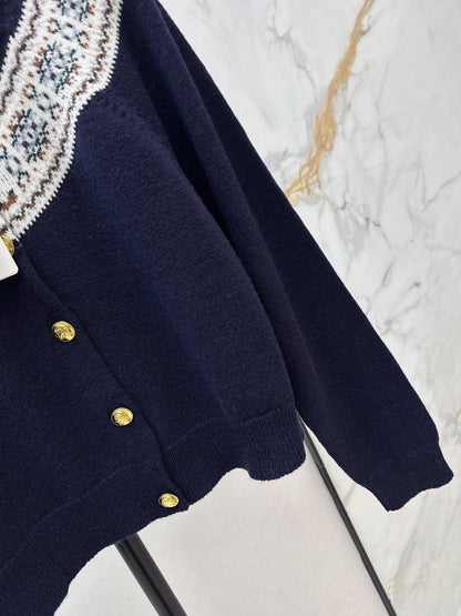 Celi NEW fair isle cashmere cardigan