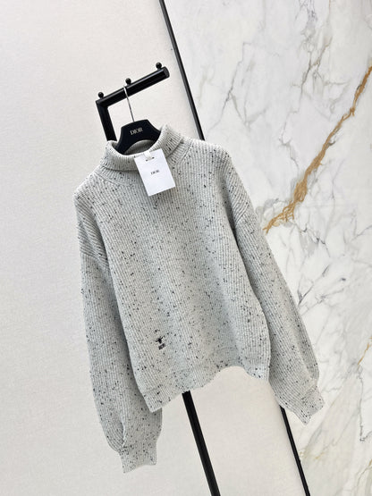 CD NEW lantern sleeve knitted sweater