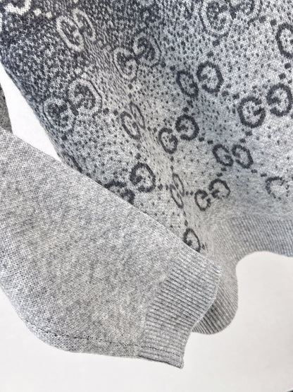 Guc NEW  high neck gradient pullover sweater