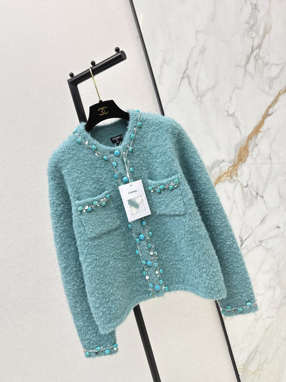 Chan NEW vintage beading cardigan