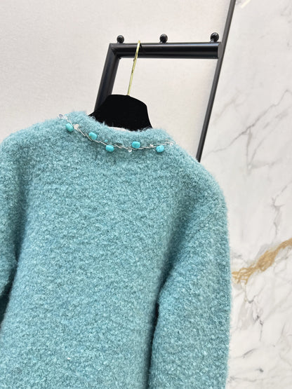 Chan NEW vintage beading cardigan