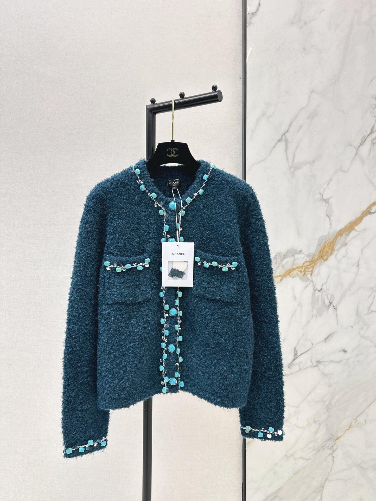 Chan NEW vintage beading cardigan