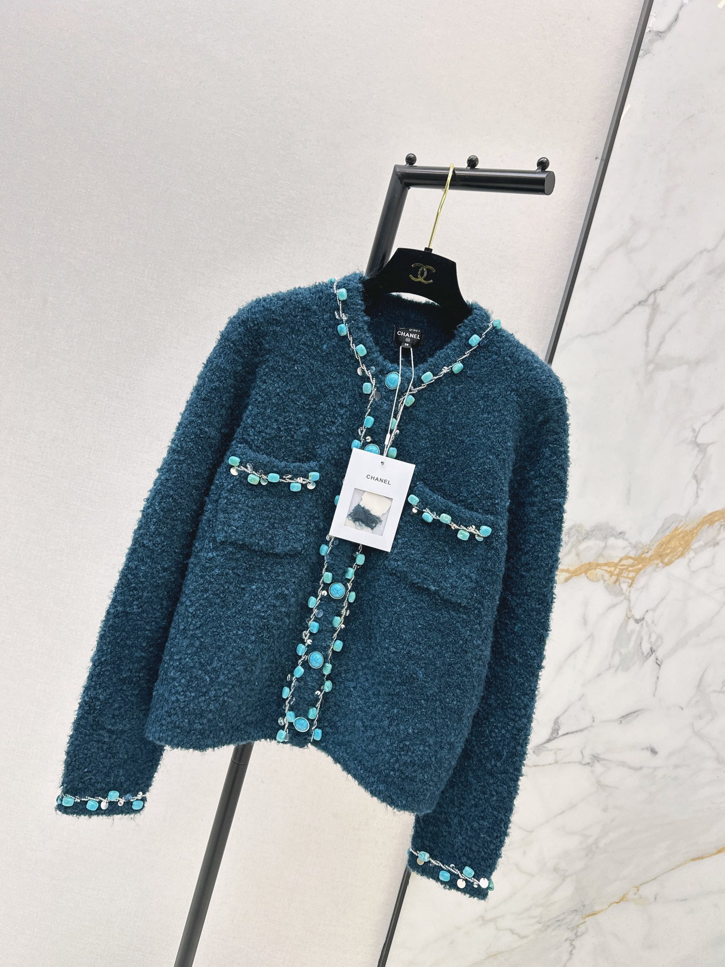 Chan NEW vintage beading cardigan