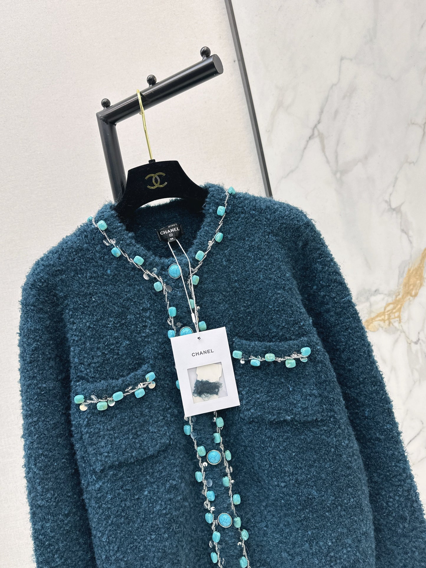 Chan NEW vintage beading cardigan