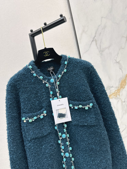 Chan NEW vintage beading cardigan