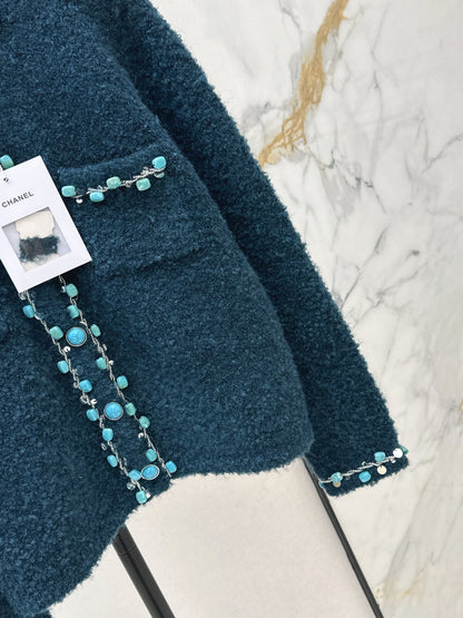 Chan NEW vintage beading cardigan