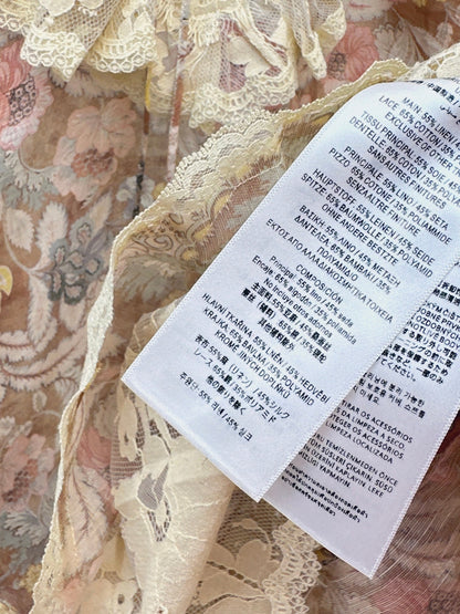 Zimm NEW lace contract flower dress