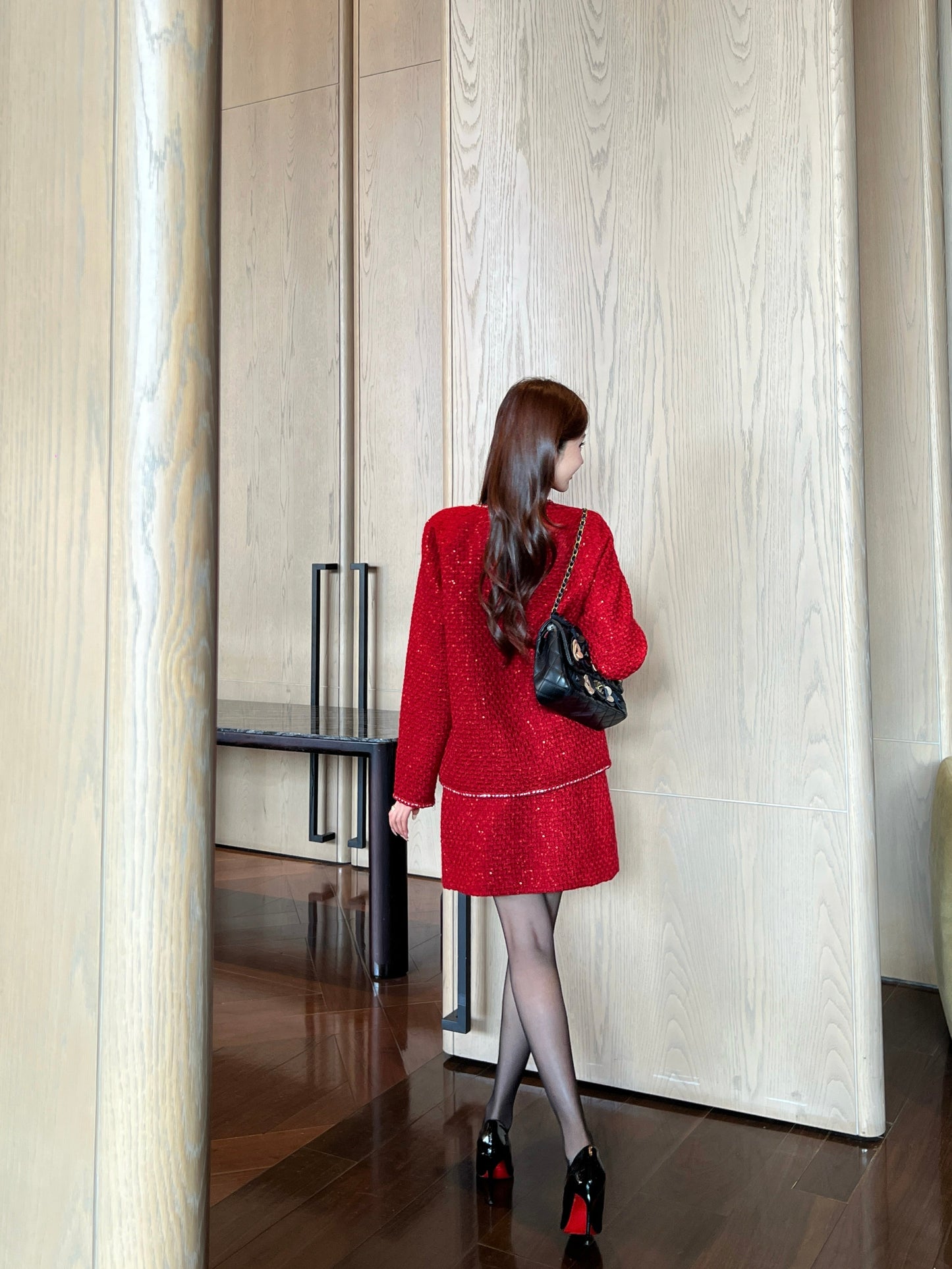 Chan NEW woven A-line skirts