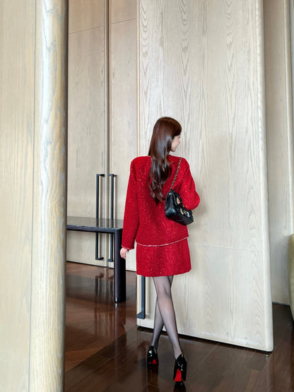 Chan NEW woven A-line skirts