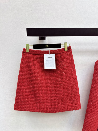 Chan NEW woven A-line skirts