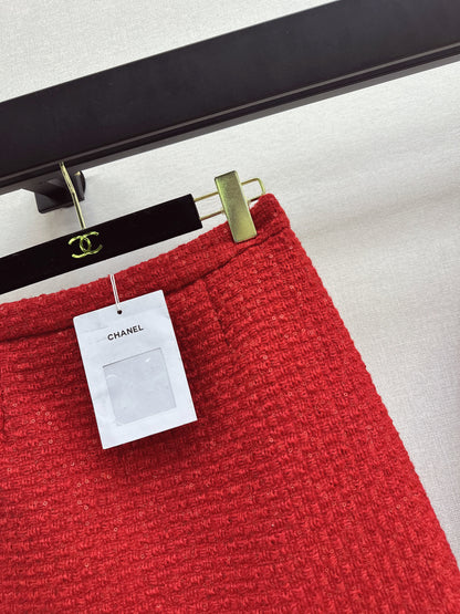 Chan NEW woven A-line skirts