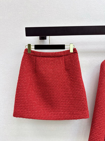 Chan NEW woven A-line skirts