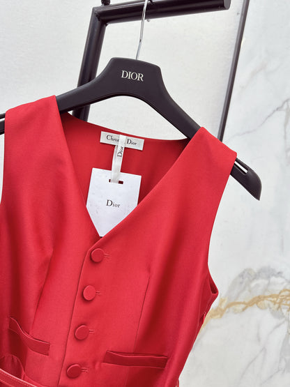 CD NEW sleeveless back-bow cocktail dress