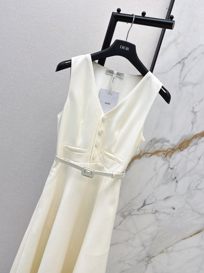 CD NEW sleeveless back-bow cocktail dress