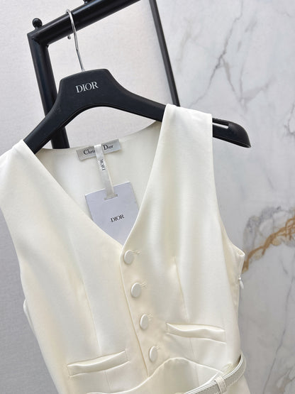 CD NEW sleeveless back-bow cocktail dress