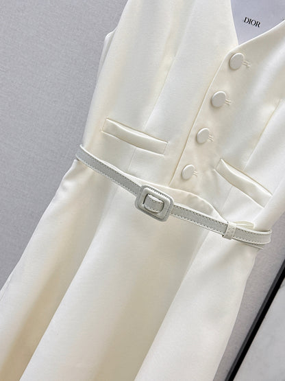 CD NEW sleeveless back-bow cocktail dress