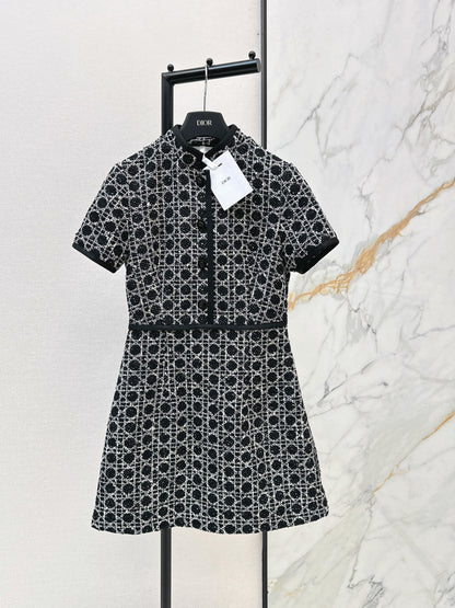 CD NEW woven tweed dress