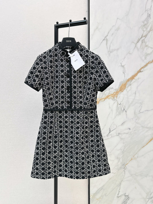 CD NEW woven tweed dress