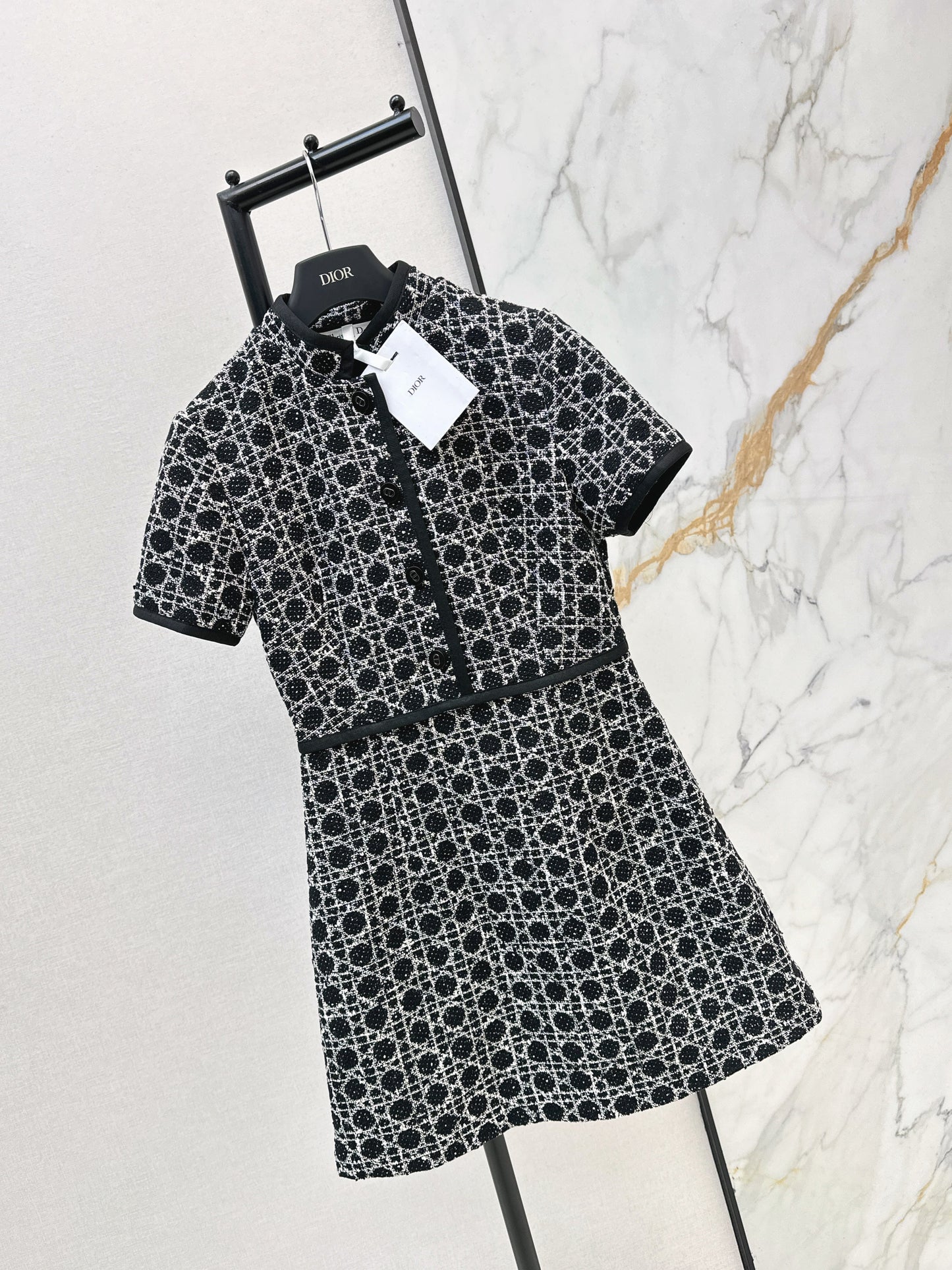 CD NEW woven tweed dress