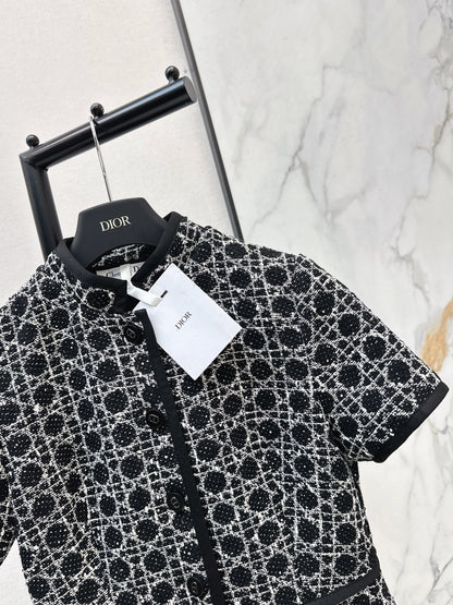 CD NEW woven tweed dress