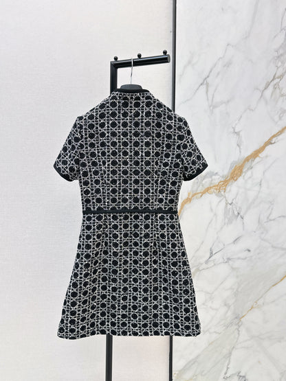CD NEW woven tweed dress