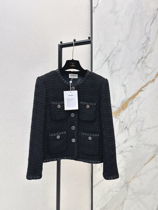 Chan NEW woven tweed jacket