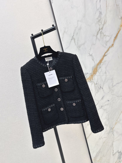 Chan NEW woven tweed jacket