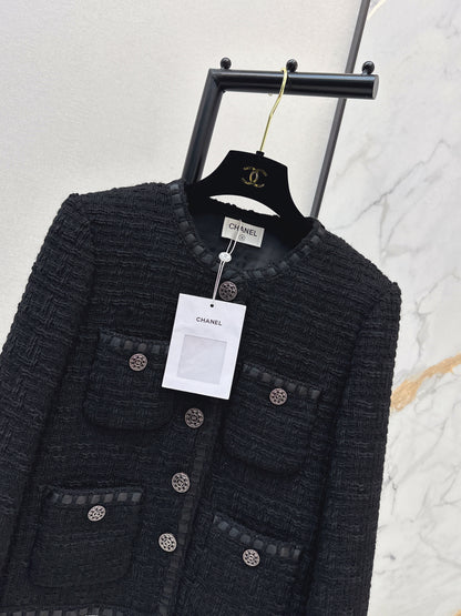 Chan NEW woven tweed jacket