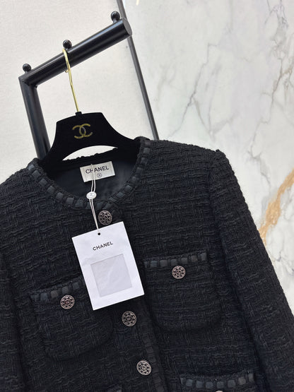 Chan NEW woven tweed jacket